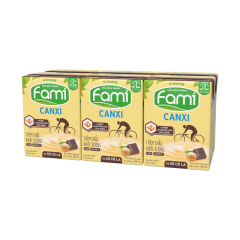Lốc 6 sữa đậu nành Fami Canxi vị Socola 200ml chính hãng | Siêu Thị GO!– Thực phẩm giá tốt