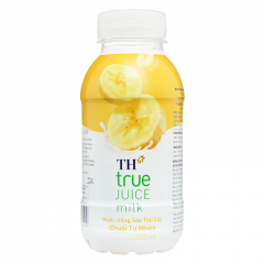Nước trái cây TH true Juice Milk hương chuối 300ml chính hãng