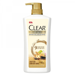 Dầu Gội Clear 9 Thảo Dược Cổ Truyền Giảm Gãy Rụng 630g chính hãng