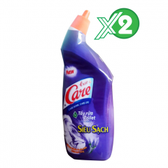 Lô 2 tẩy bồn cầu True Care siêu sạch 600ml + Hàng tặng chính hãng