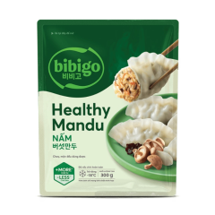 Bánh healthy Mandu Bibigo nấm gói 300g chính hãng