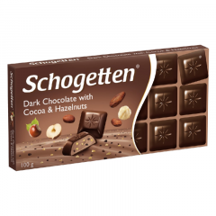 Socola đắng Schogetten nhân Hạt phỉ 100g chính hãng