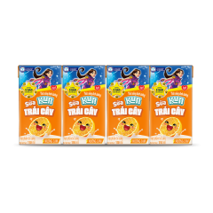 Lô 4 sữa trái cây Kun vị cam hộp 110ml chính hãng | Siêu Thị GO!– Thực phẩm giá tốt