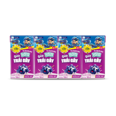 Lô 4 sữa trái cây Kun vị nho hộp 110ml chính hãng | Siêu Thị GO!– Thực phẩm giá tốt