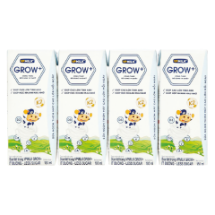 Lô 4 sữa tươi tiệt trùng VPMilk Grow ít đường hộp 180ml chính hãng | Siêu Thị GO!– Thực phẩm giá tốt