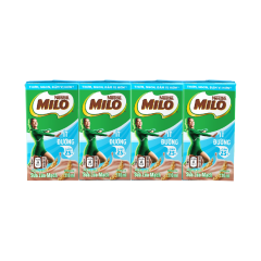 Lô 4 sữa Milo ít đường hộp 110ml chính hãng | Siêu Thị GO!– Thực phẩm giá tốt