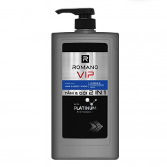 Tắm gội Romano 2in1 Vip Vision 830g chính hãng