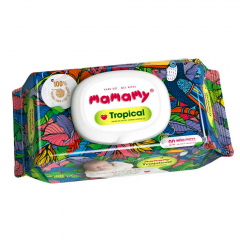 Khăn ướt Mamamy Tropical 90 tờ chính hãng