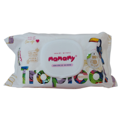 Khăn ướt em bé Mamamy không mùi 90 tờ chính hãng