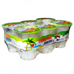 Thạch dừa đường phèn 3K 6 ly x 180g chính hãng