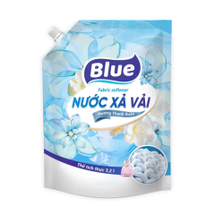 Nước xả vải Blue hương thanh xuân túi 3.2 lít chính hãng