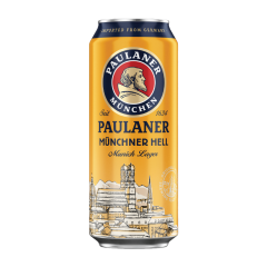 Bia lon Paulaner Münchner Hell 500ml chính hãng