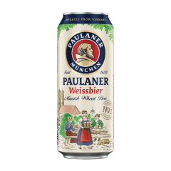 Bia lon Paulaner Weissbier 500ml chính hãng