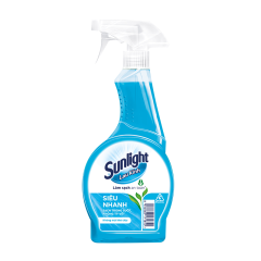 Nước lau kính Sunlight siêu nhanh 520ml chính hãng