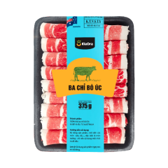 Ba chỉ bò úc Kiaora 375g chính hãng