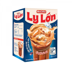Cà phê sữa đá MacCoffee ly lớn hộp 10 gói x 26g chính hãng