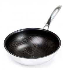 Chảo đáy từ 3 lớp sâu lòng Kims Cook Blackcube 24cm chính hãng
