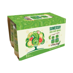 Lô 6 nước táo lên men Somersby vị táo lon 320ml chính hãng