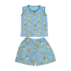 Bộ tole sát nách bé trai Trúc An Viet 01/2023 size 10 chính hãng