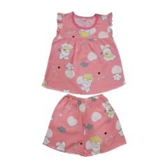 Bộ tole tay ngắn bé gái Trúc An Viet 02/2023 size 2 chính hãng