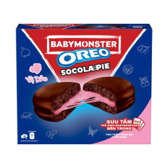 Bánh socola Pie Oreo vị dâu 336g chính hãng