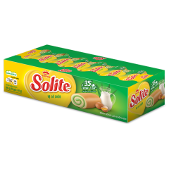 Bánh Solite cuộn kem vị lá dứa 180g chính hãng
