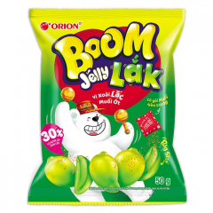 Kẹo dẻo boom xoài lắc muối ớt 50g chính hãng