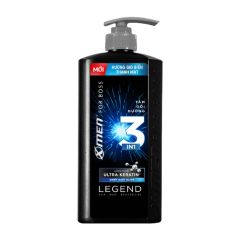 Tắm gội Xmen for Boss Legend chai 630g chính hãng