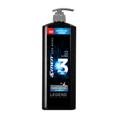 Tắm gội Xmen for Boss Legend hương gió biển chai 830g chính hãng