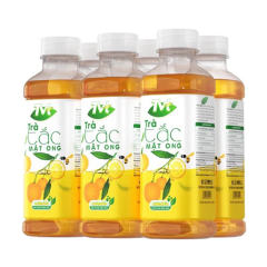 Lô 6 trà tắc mật ong TVT chai 450ml chính hãng