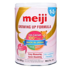 SPDD Meiji Iron Calcium (1-3 tuổi) hộp thiếc 800g chính hãng