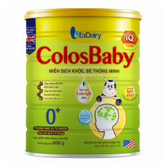 SPDD ColosBaby IQ Gold 0+ (0-12 tháng) hộp thiếc 800g chính hãng