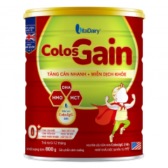 SPDD ColosGain 0+ tăng cân nhanh (0-12 tháng) hộp 800g chính hãng
