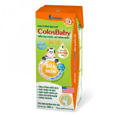 Lốc 4 Sữa bột pha sẵn ColosBaby IQ Gold hộp 180ml chính hãng