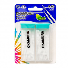 Tăm nhựa Okamura 140 cây chính hãng