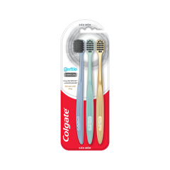 Lô 3 Bàn chải đánh răng Colgate gentle charcoal chính hãng