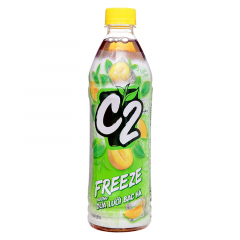 Trà đen C2 dưa lưới bạc hà chai 455ml chính hãng