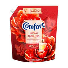 Nước xả vải Comfort hương nước hoa quyến rũ túi 3.1L chính hãng