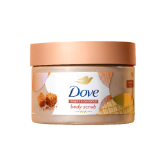 Tẩy tế bào chết Dove đường nâu & hương dừa 280g chính hãng