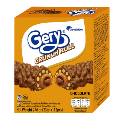 Bánh cuộn phủ Socola Gery 276g chính hãng