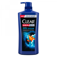 Dầu gội sạch gàu Clear Men Perfume Deep Ocean 600g chính hãng