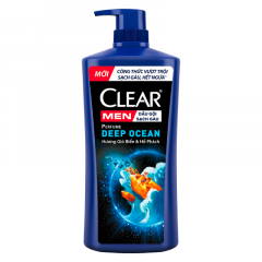 Dầu gội sạch gàu Clear Men Perfume Deep Ocean 840g chính hãng