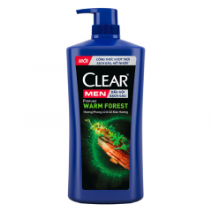 Dầu gội sạch gàu Clear Men Perfume Warm Forest 600g chính hãng