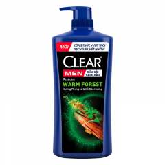 Dầu gội sạch gàu Clear Men Perfume Warm Forest 840g chính hãng