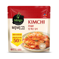 Kim chi ít cay Bibigo gói 100g chính hãng