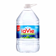 Nước khoáng thiên nhiên La Vie 5 lít chính hãng