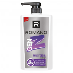 Dầu gội Romano Gen Z Forrest Cedar chai 610g chính hãng