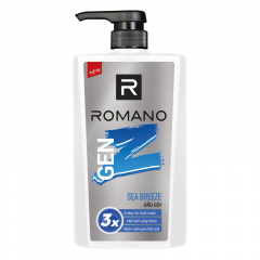 Dầu gội Romano Gen Z Sea Breezer chai 610g chính hãng