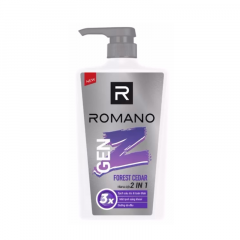 Tắm gội 2in1 Romano Gen Z Forrest Cedar chai 610g chính hãng