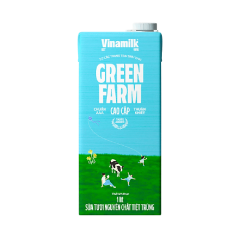 Sữa tươi nguyên chất Vinamilk Green Farm không đường 1 lít chính hãng | Siêu Thị GO!– Thực phẩm giá tốt